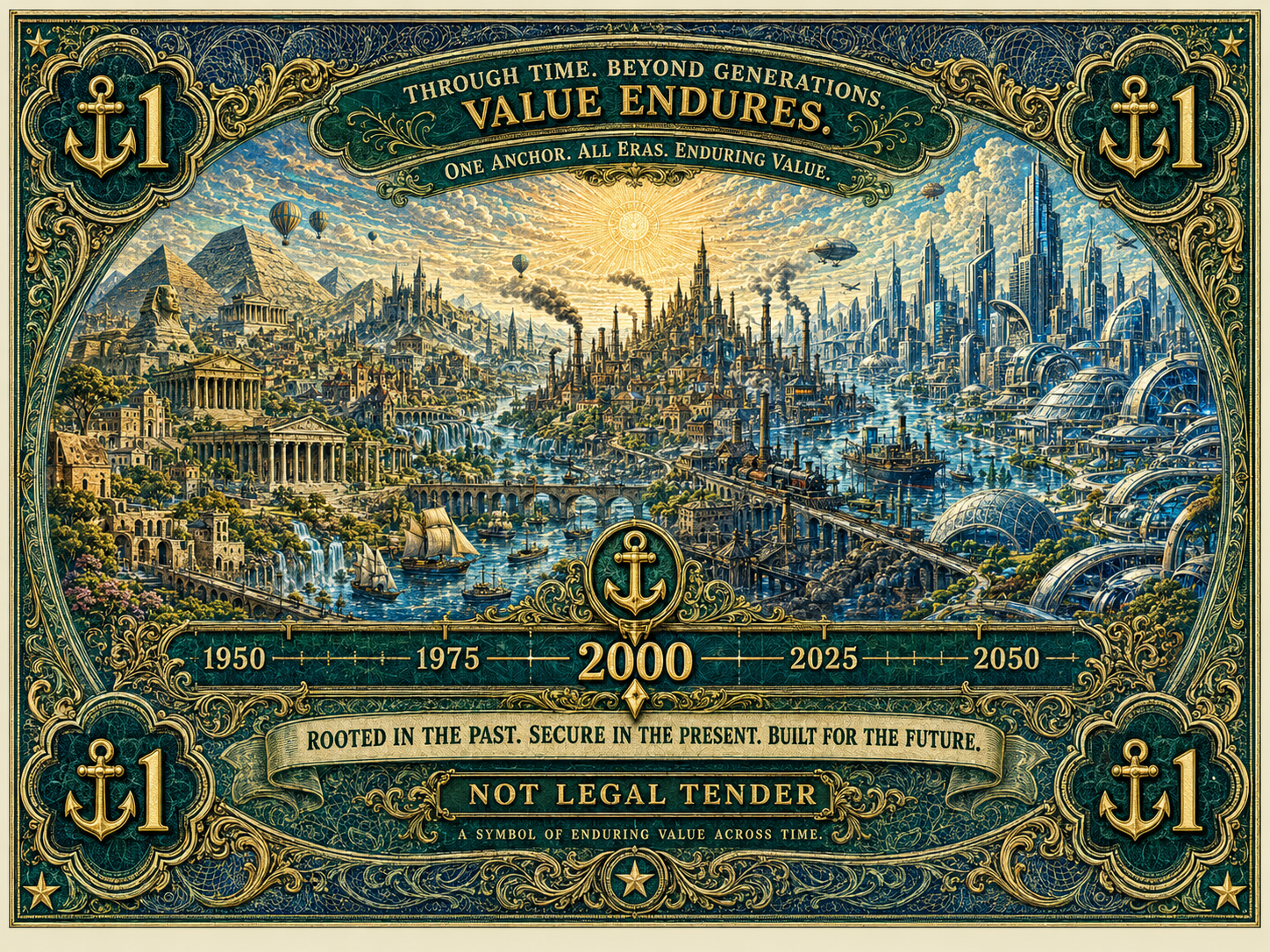 Back of the fictional Anchlar note
